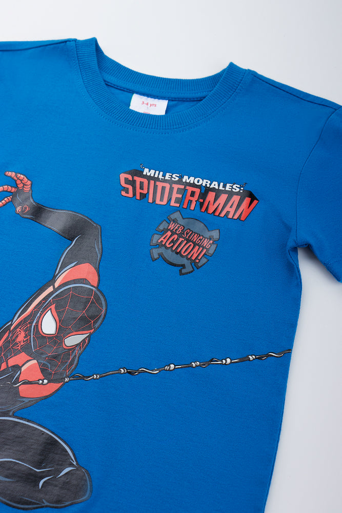 Blue Miles Morales Graphic T-Shirt (1)