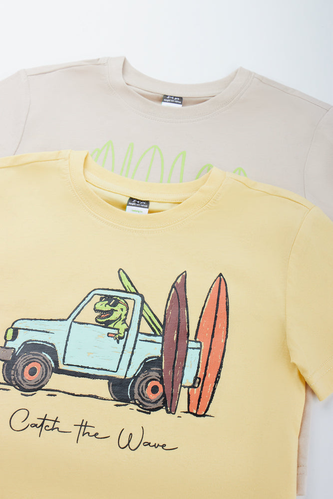 2 Pack Surf Graphic T-Shirts (1)