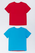 Red & Blue Superman 2 Pack T-Shirts (2)