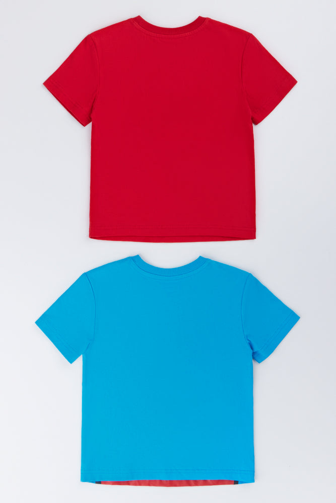 Red & Blue Superman 2 Pack T-Shirts (2)