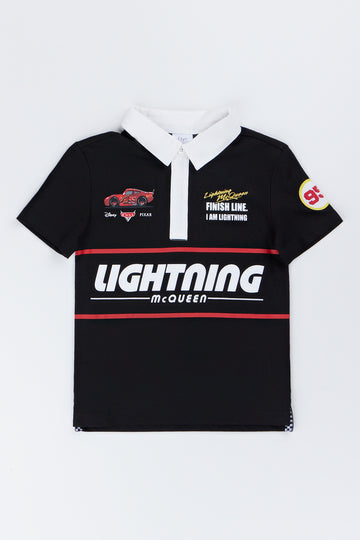 Lightning McQueen Black Polo Shirt