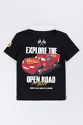 Lightning McQueen Black Polo Shirt (3)