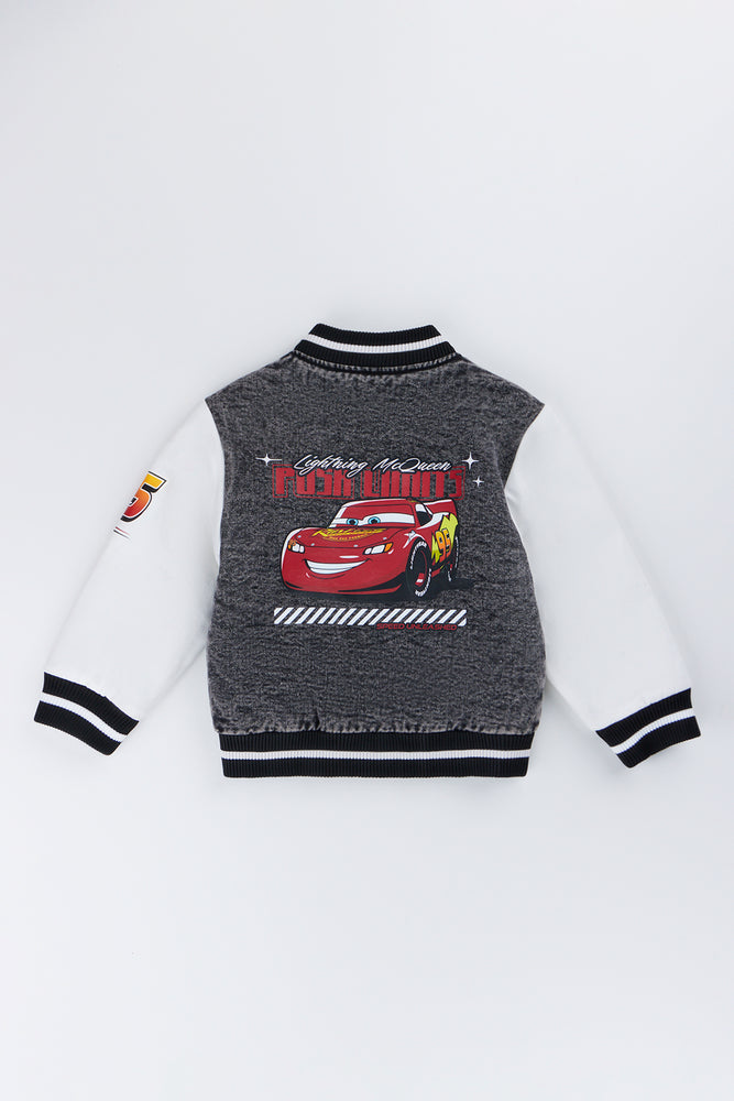 Cars Varsity Grey Denim Jacket (2)