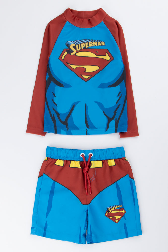 Superman Blue And Red Swimset