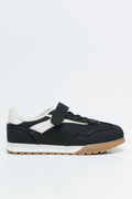 Black Retro Runner Sneakers (1)