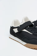 Black Retro Runner Sneakers (3)