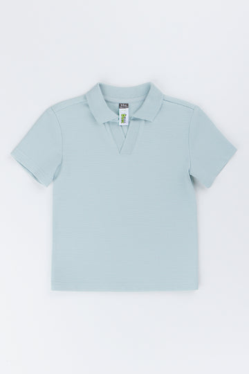 Blue Ottoman Jonny Collar Golfer