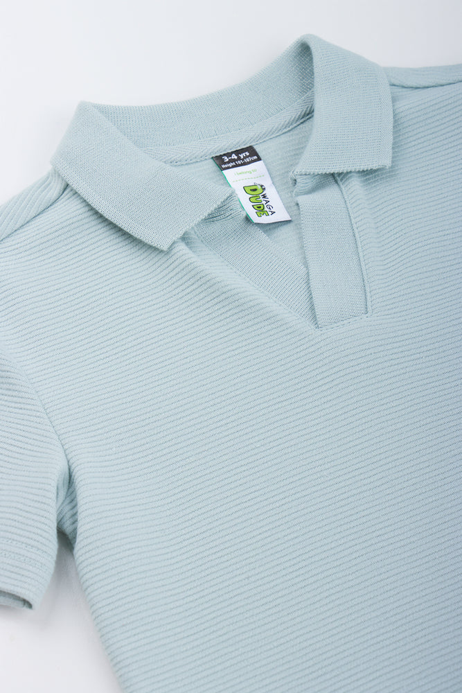 Blue Ottoman Jonny Collar Golfer (1)