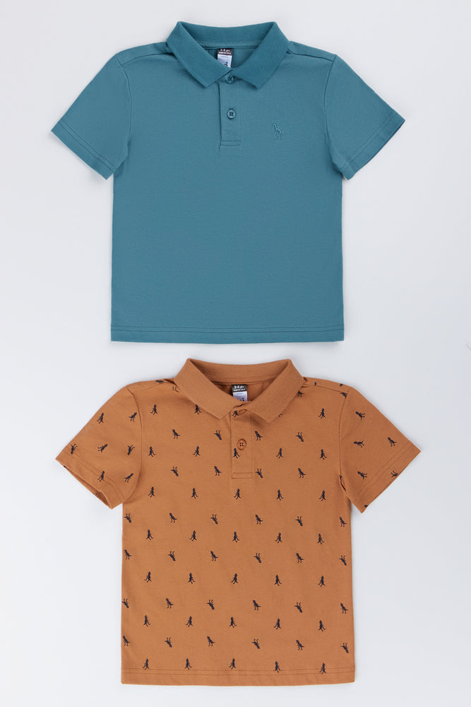 2 Pack Blue Brown Golfers