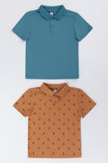2 Pack Blue Brown Golfers