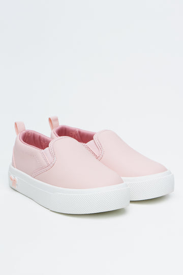 Pink Pastel Slip On Sneakers