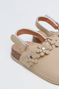 Stone Daisy Applique Mule Sandals (3)
