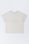 Cream Short Sleeve Champions T-Shirt (2)