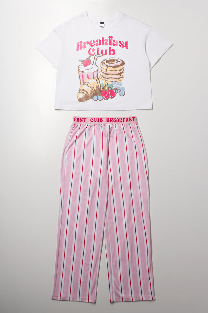 Breakfast Club Print Pyjama Set