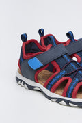 Navy Velcro Adventure Sandals (3)