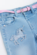 Unicorn Skinny Jeans With Belt (1)