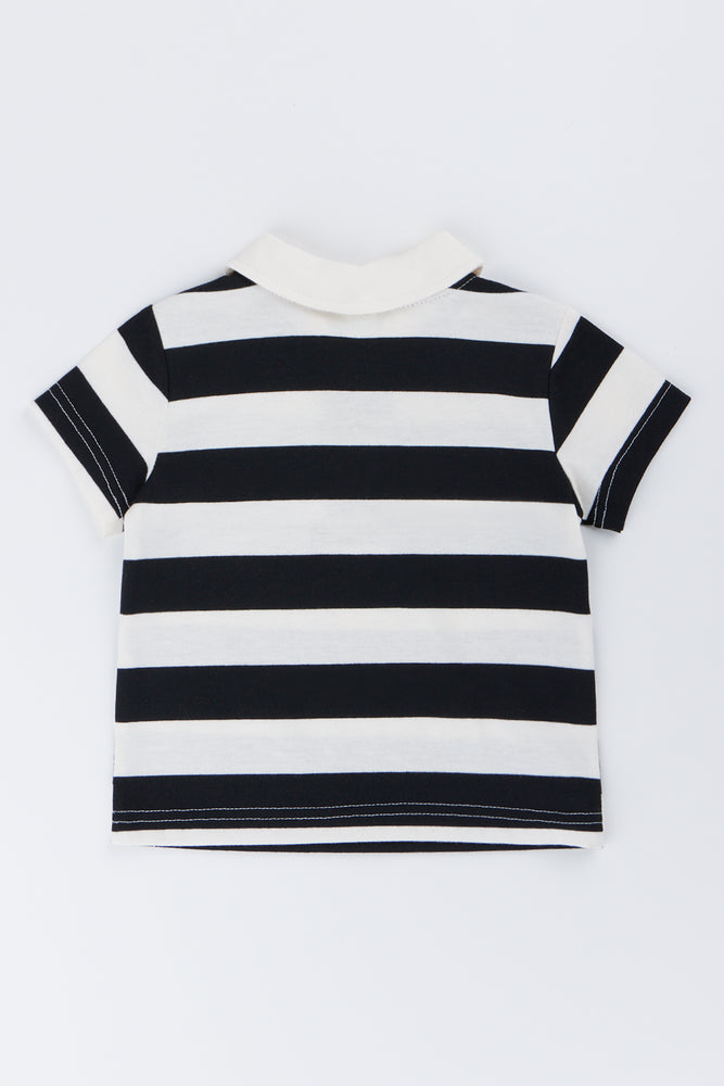 Short Sleeve Striped Soccer Golfer (2)