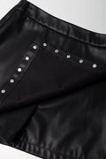 Black Stud Detail Faux Skort (1)
