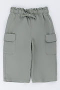 Wide Leg Cargo Pants Grey