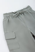 Wide Leg Cargo Pants Grey (1)