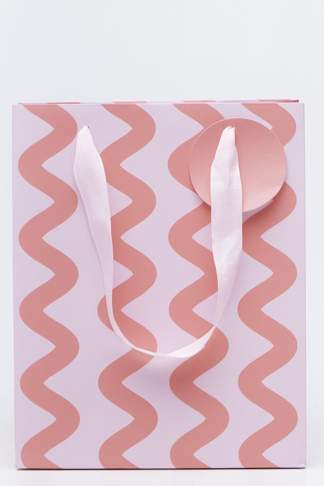 Medium Squiggle Pattern Gift Bag