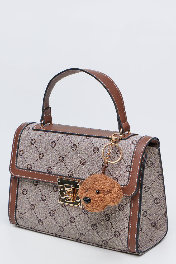 Charm Top Handle Clutch Bag (2)