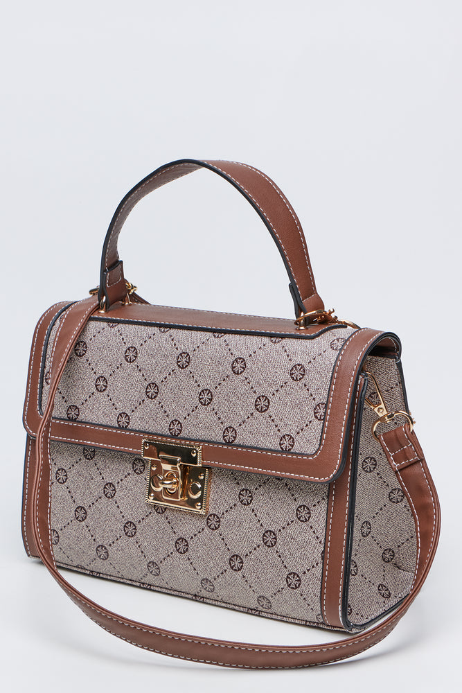 Charm Top Handle Clutch Bag (3)