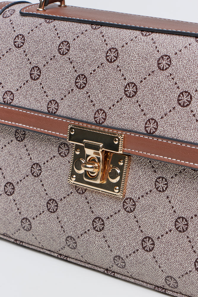 Charm Top Handle Clutch Bag (6)