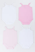 4 Pack Strappy Vests