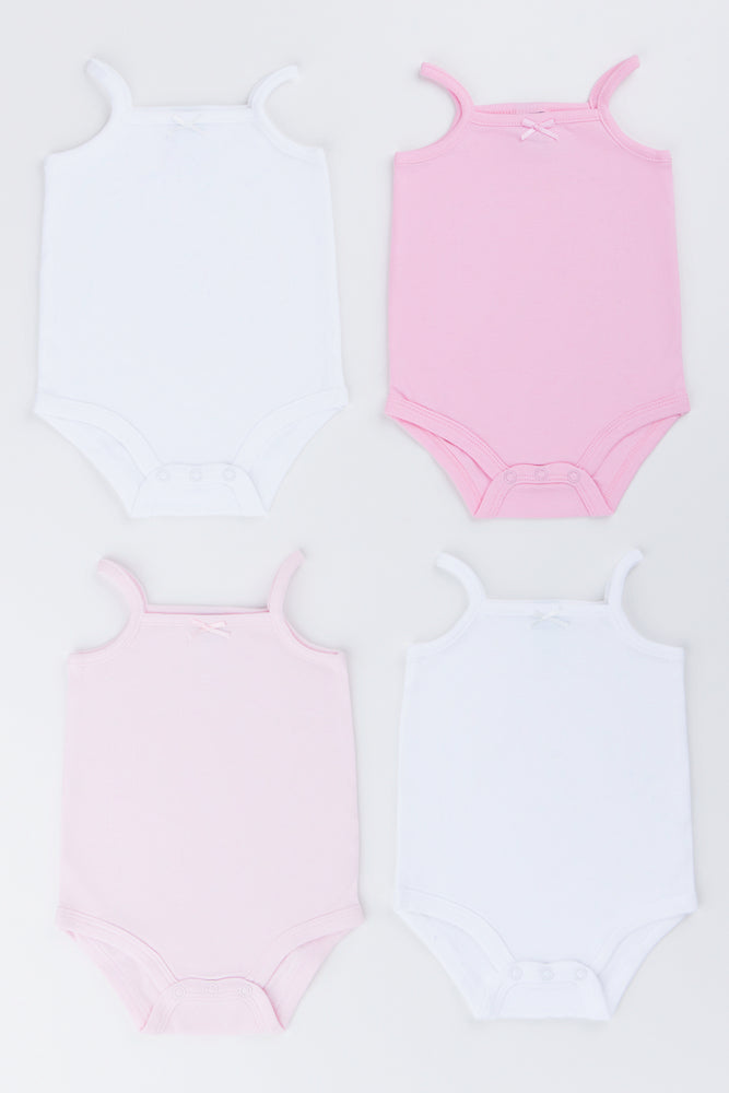 4 Pack Strappy Vests