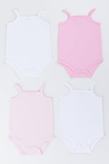 4 Pack Strappy Vests