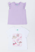 White and Lilac T-Shirt Pack