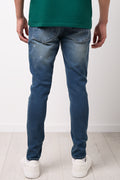 Indigo Super Skinny Distressed Jeans (1)