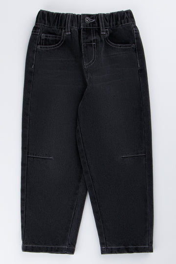 Dark Grey Balloon Fit Jeans