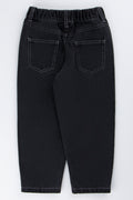 Dark Grey Balloon Fit Jeans (2)