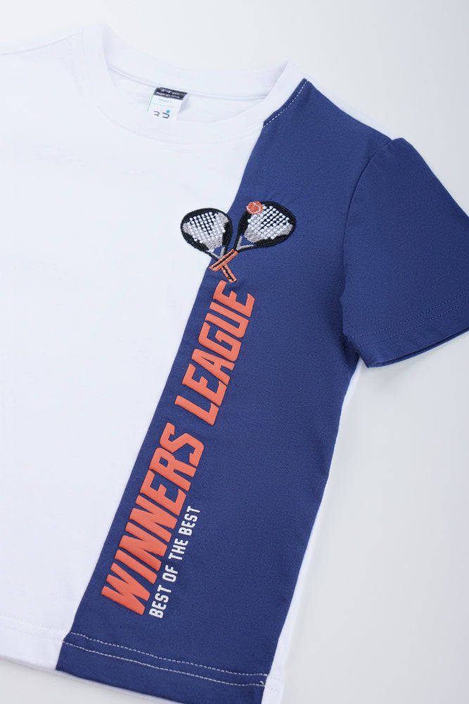 White Tennis Graphic T-Shirt (1)