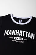 Black Manhattan Graphic Bodycon Dress (1)