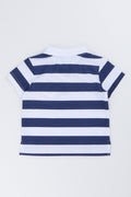 Navy & White Striped Golfer (2)