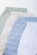4 Pack Baby Footed Leggings (1)