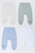 4 Pack Baby Footed Leggings (2)