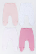 4 Pack Pink Baby Legginettes
