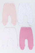 4 Pack Pink Baby Legginettes (2)