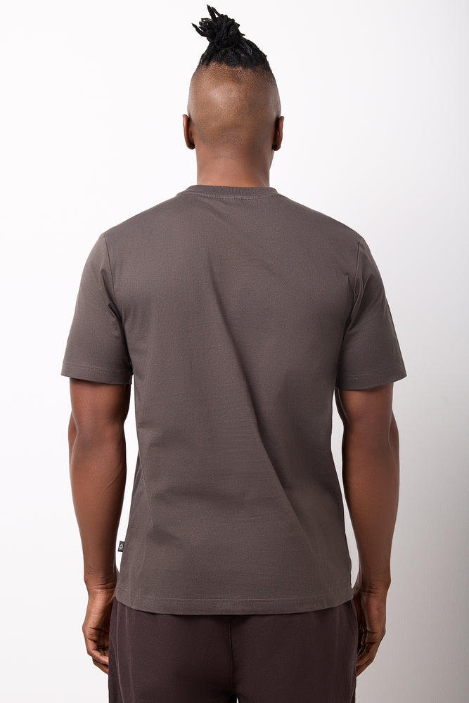 Chocolate Regular Fit Graphic T-Shirt (2)