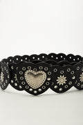 Black Heart Eyelet Waist Belt (1)