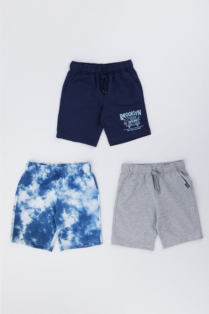 3 Pack Knit Shorts