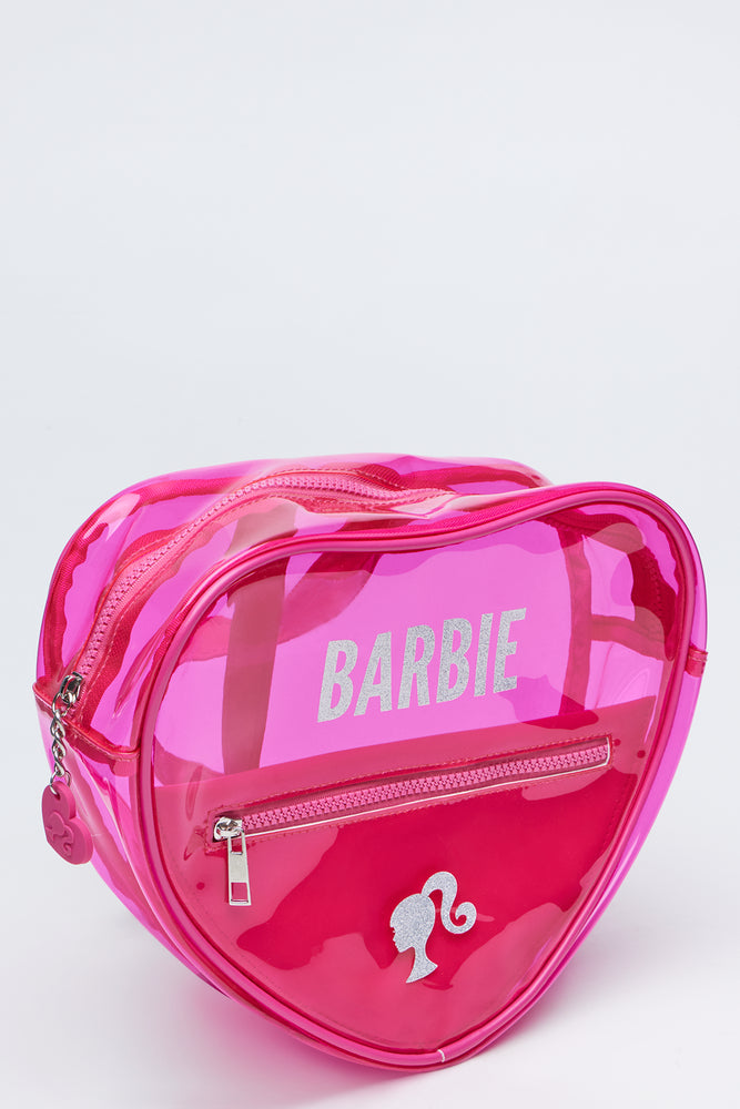 Pink Heart Shaped Barbie Backpack (1)