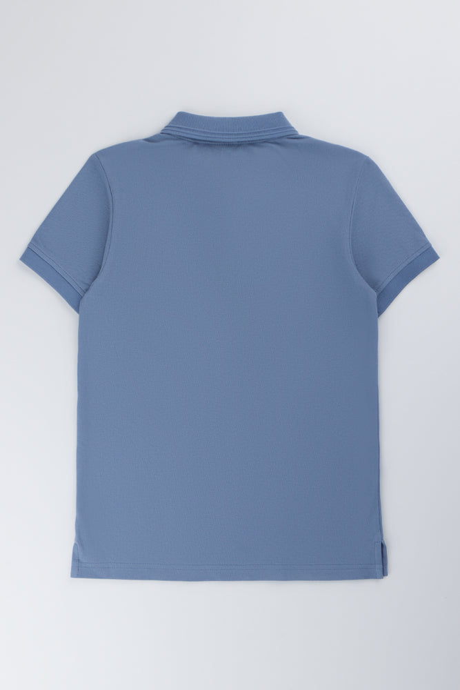 Blue Plain Cotton Golfer (2)
