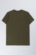 Plain Olive Short Sleeve T-Shirt (2)