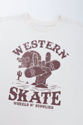 Short Sleeve Western Skate Graphic T-Shirt (1)