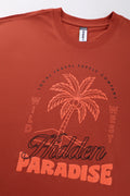 Orange Paradise Graphic T-Shirt (1)